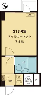 ライオンズマンション道玄坂【3階】の間取り