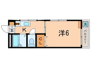 フラワ-ハイツ【2階】の間取り