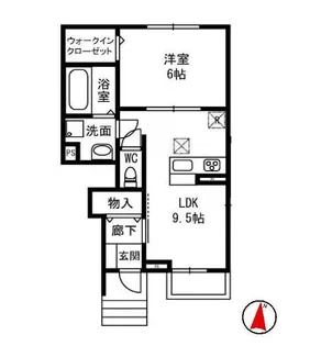ルーチェ【1階】の間取り