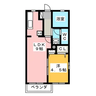 ディアスTSURUMAI【2階】の間取り