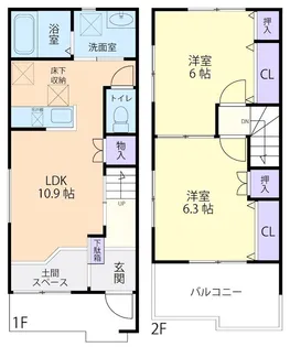メゾン・ソレーユの間取り