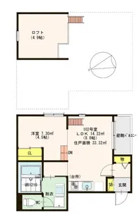 ASK21レジデンス【1階】の間取り