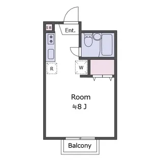 ラ・フィエスタ【2階】の間取り