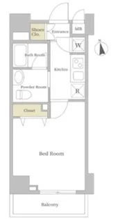 スプレスター北千住【3階】の間取り