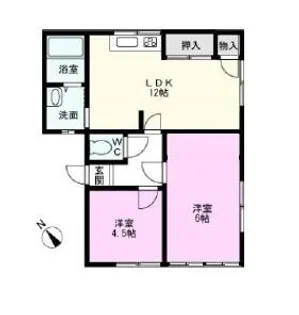 ヒルティ・カール92【1階】の間取り