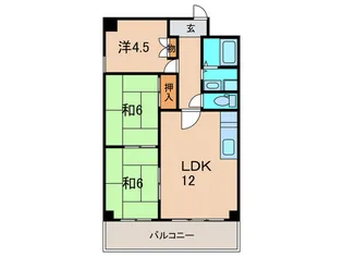 コンソラ-ブ21【2階】の間取り