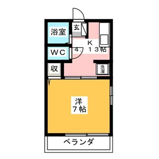 クレマチスB【1階】の間取り