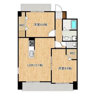 ブロンズ御船【8階】の間取り