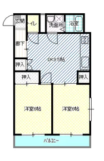 細田ビル303号【3階】の間取り