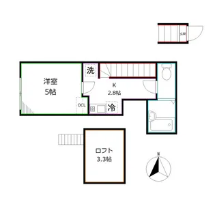 サザンロード国分寺【2階】の間取り