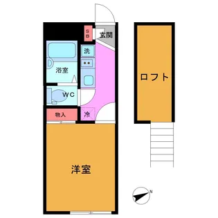 CraneII【2階】の間取り