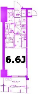 ZOOM横浜関内【9階】の間取り