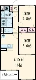 SOUTH COAT(サウスコート)【1階】の間取り