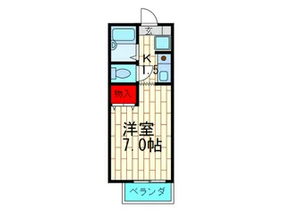 コスモス忍ヶ丘【2階】の間取り