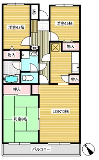 ウィスタリア大泉学園【1階】の間取り