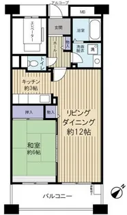 南大沢学園六番街【3階】の間取り