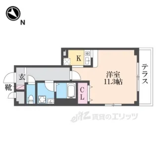 クレールシャンブル【2階】の間取り