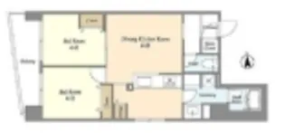 インプルーブ上野松が谷【2階】の間取り