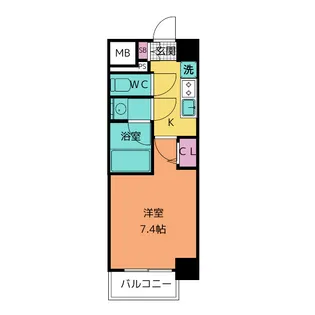 BPRレジデンス丸の内【2階】の間取り