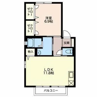 さくらヒルズ【2階】の間取り