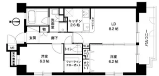エクメール高取【5階】の間取り