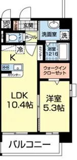LinaBell【6階】の間取り