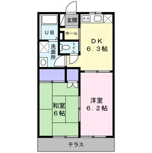 メゾン・ジュン【1階】の間取り