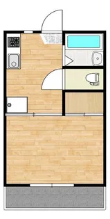 コーポクマガイ【2階】の間取り