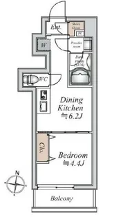 グランカーサ大島【9階】の間取り