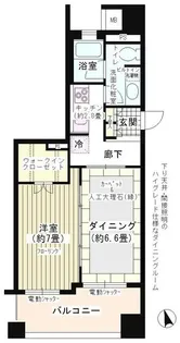 アパガーデンズ新宿戸山公園【1階】の間取り