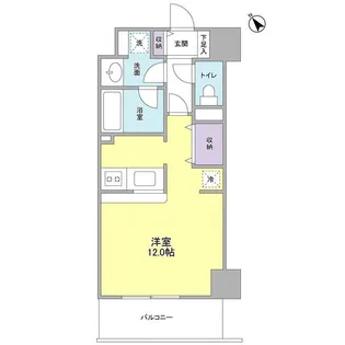 TKフラッツ渋谷【10階】の間取り