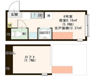 ピッコロモンド赤羽【2階】の間取り