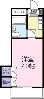 カレッジコーポ蔵本【3階】の間取り