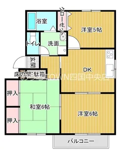 フォーレス若宮【1階】の間取り
