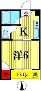 メゾン西新井【3階】の間取り