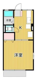 シティハイム ファミール【1階】の間取り
