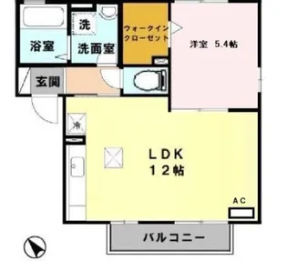 バルカ【2階】の間取り