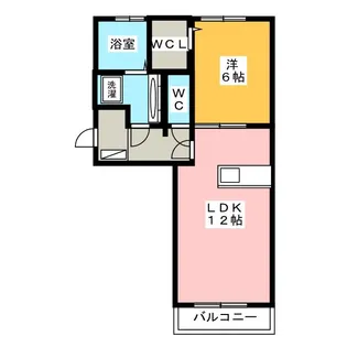 明楽 A棟【2階】の間取り