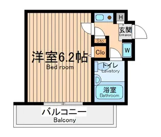 ダイヤモンドタワー鶴見【2階】の間取り