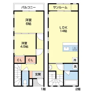 Porto Vista II【1階】の間取り