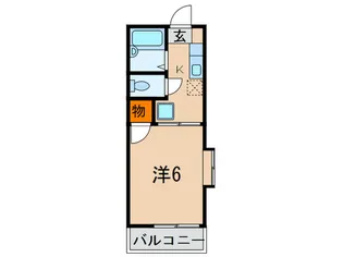 アルティスタ神戸【1階】の間取り