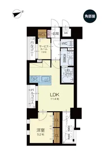 アースコートY’sシティ室町【9階】の間取り