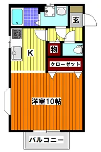プレジールノリカ【3階】の間取り