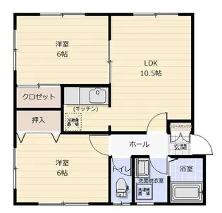 グランドパレス A棟【1階】の間取り