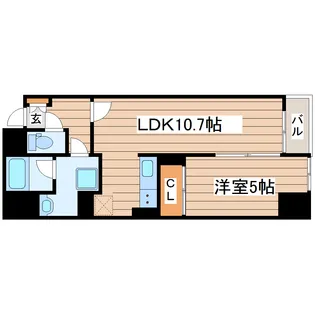 アリオール一番町【3階】の間取り