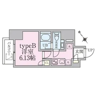シュロス新横浜【5階】の間取り