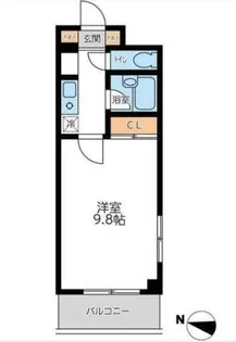スワースモアS棟【2階】の間取り