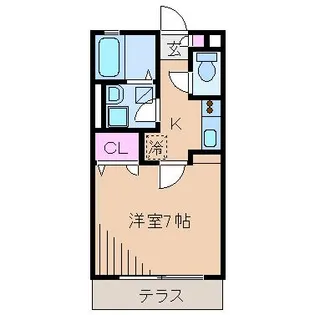 フォレスト大倉山【1階】の間取り