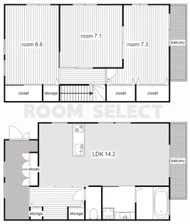 Forestコトブキ【1階】の間取り