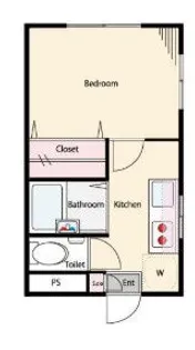 さくらハイツ【2階】の間取り